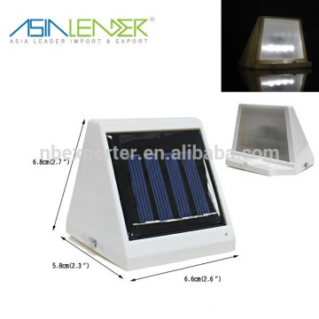 Super Bright 4LED Solar Wiederaufladbare Sensor Licht